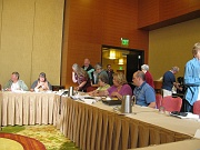 2-1-Getting settled in for the Tuesday morning Board of Directors meeting
