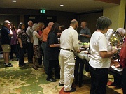 2-18-Back at the hotel for the convention opening dinner buffet on Tuesday night
