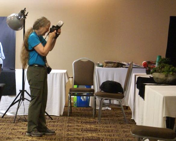Photography Committee Chairperson Julie Mavity-Hudson at work