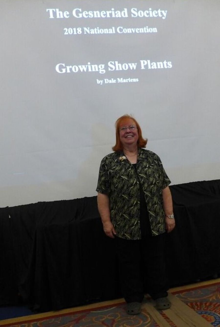 Dale Martens’ lecture “Growing Show Plants”